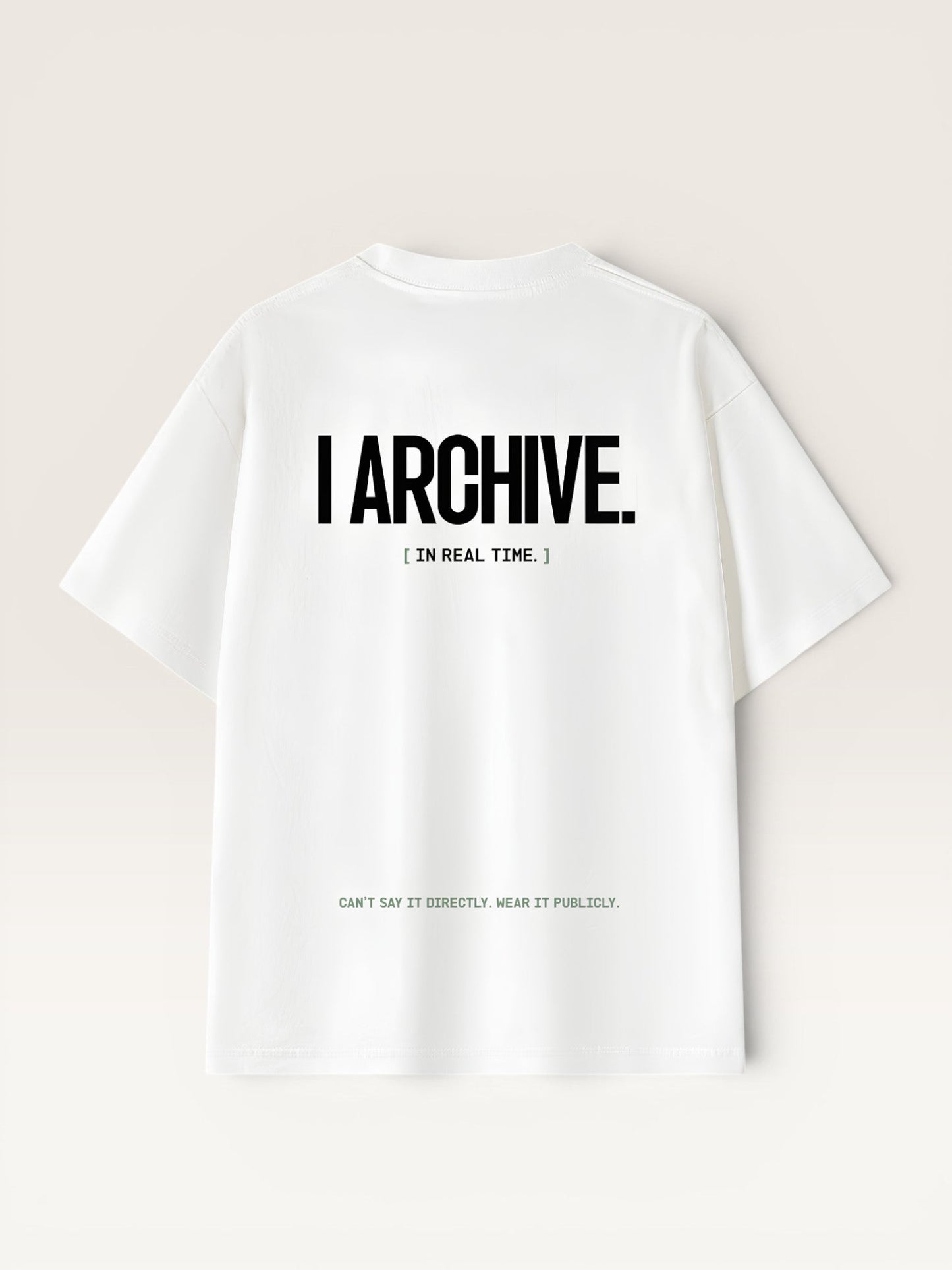 I DON'T REACT TEE