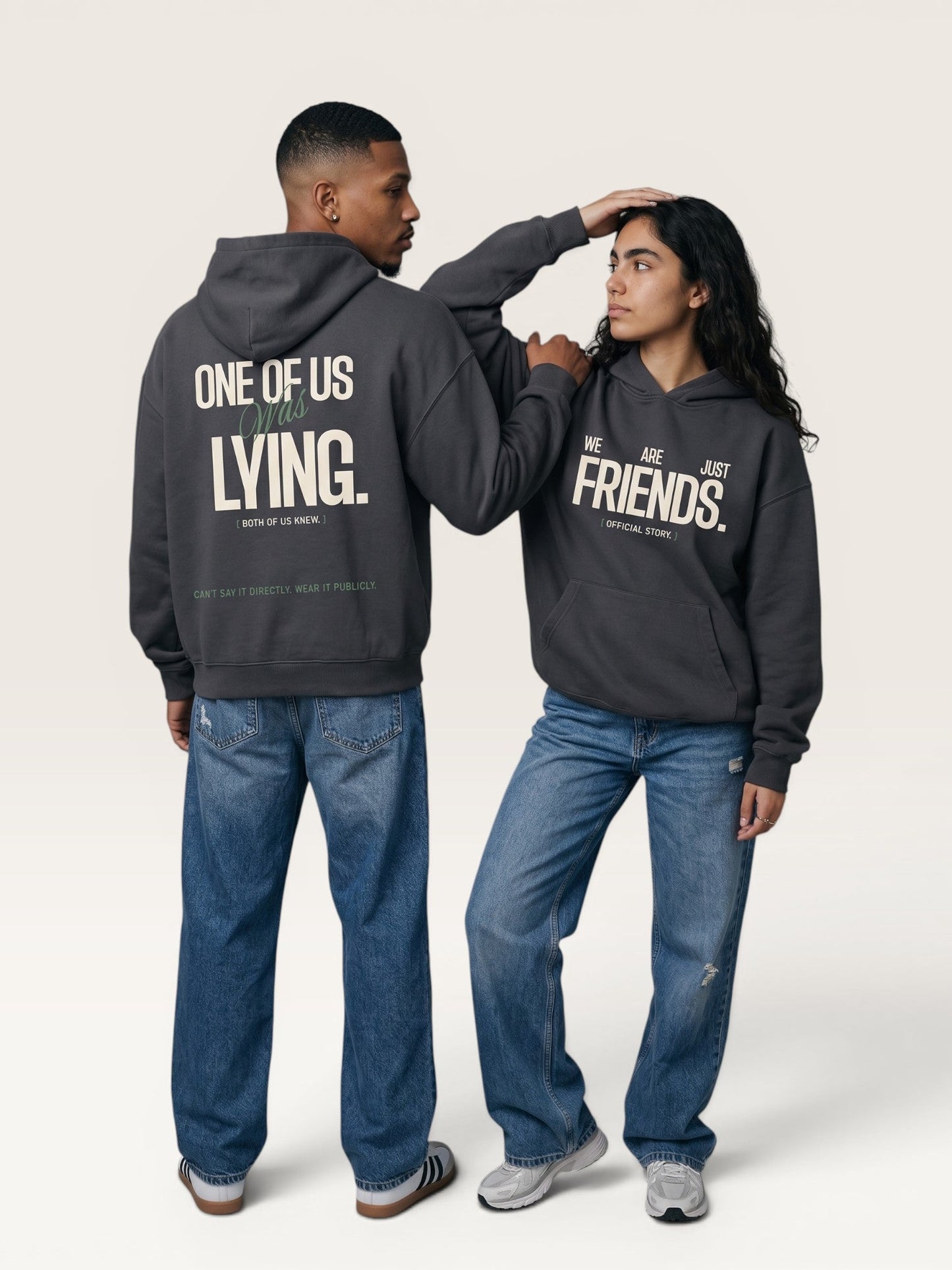 WE ARE JUST FRIENDS HOODIE