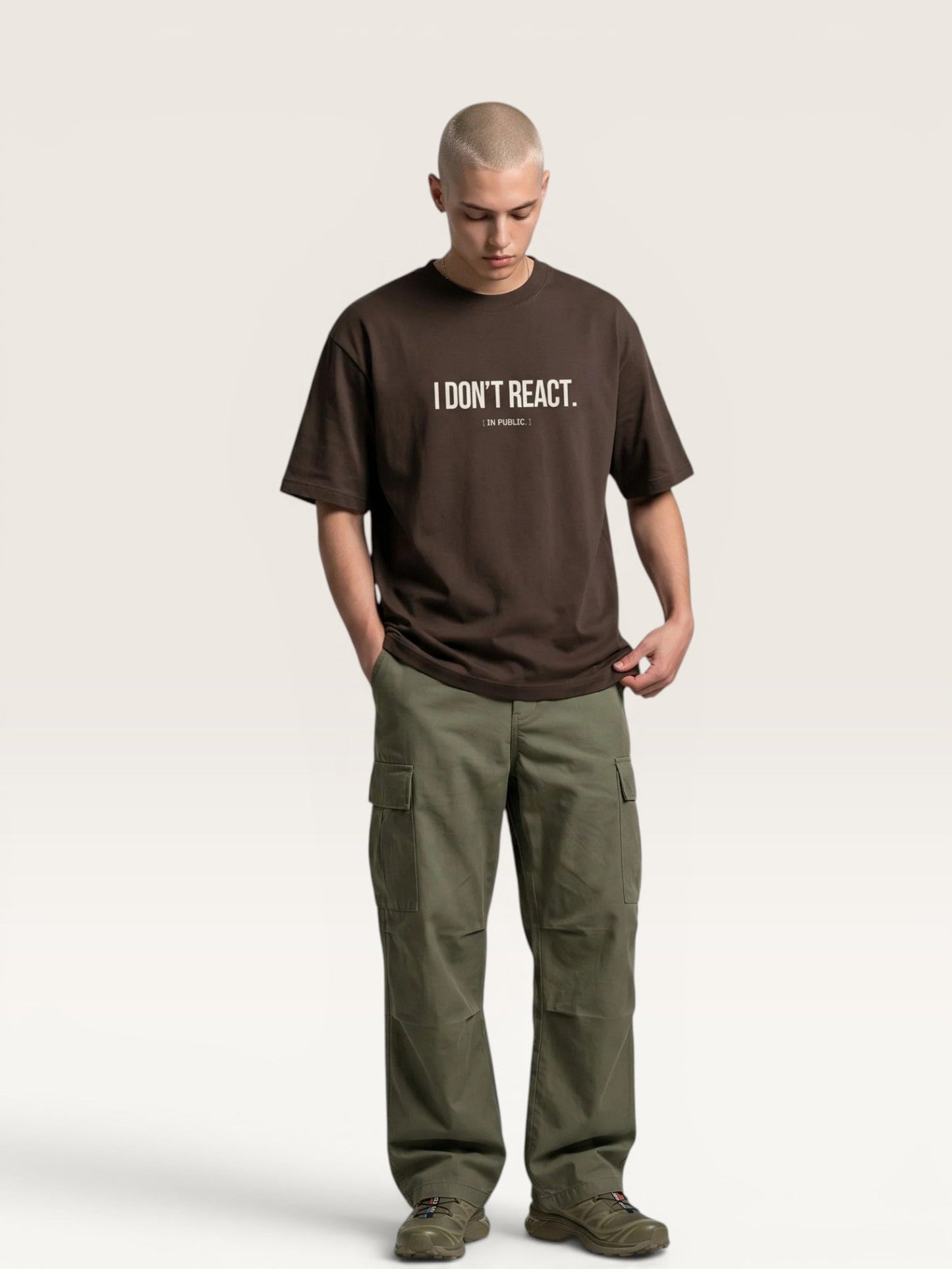 I DON'T REACT TEE