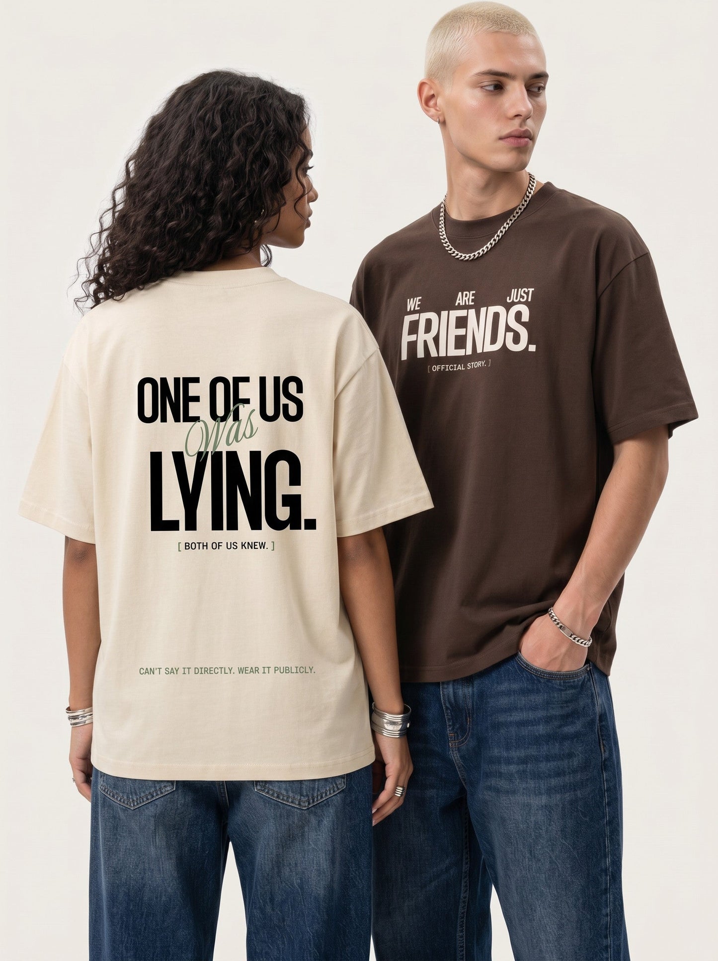 WE ARE JUST FRIENDS TEE