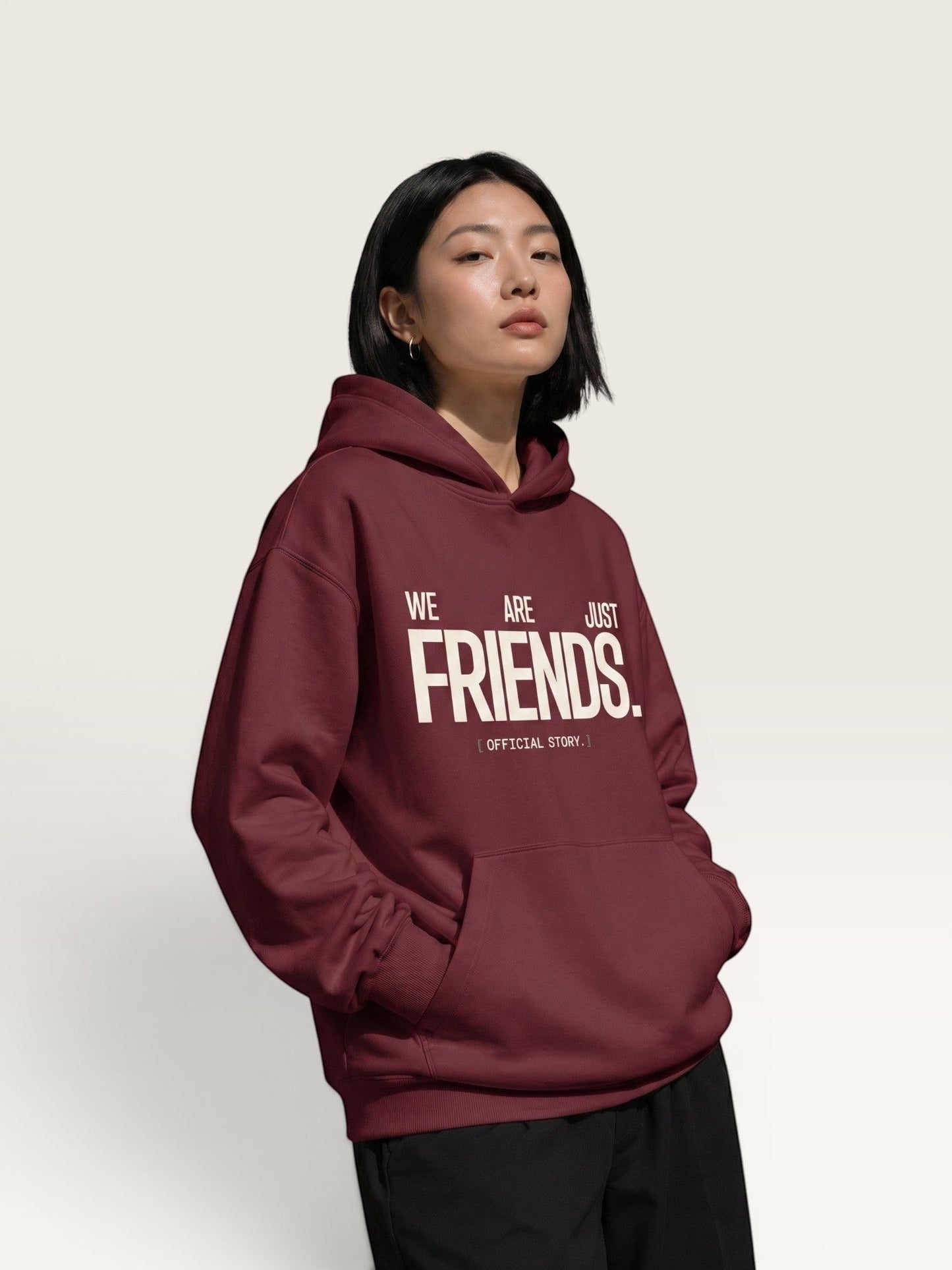 WE ARE JUST FRIENDS HOODIE