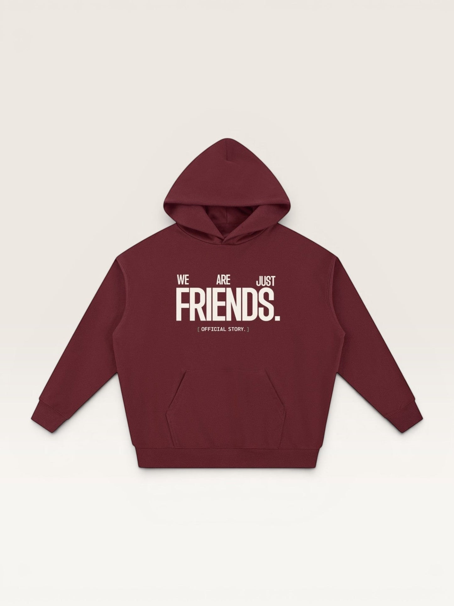 WE ARE JUST FRIENDS HOODIE