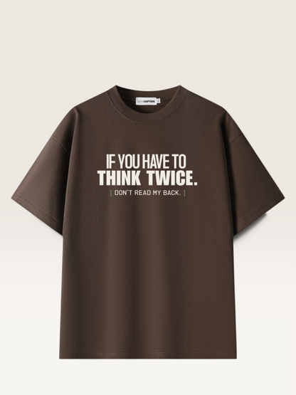 Coffee - DON'T READ MY BACK TEE, WEARCAPTION heavyweight oversized front view